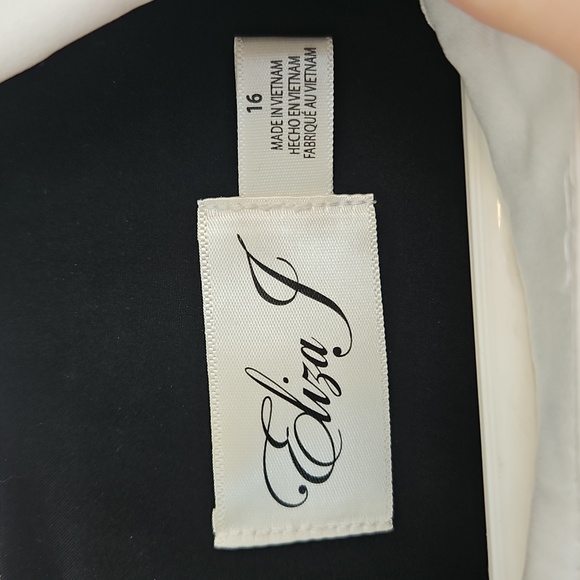 Eliza J Embellished Boucle Shift Minidress Size 16 - Picture 6 of 11